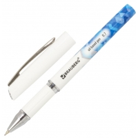 Ручка BRAUBERG Roll-X, шариковая, синяя, 0,7мм